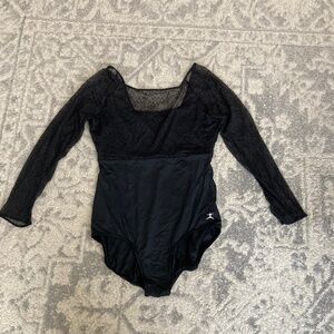 Danskin Long Sleeve Mesh Leotard